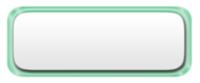 Blank White Nametag with a Shiny Green Metal Border