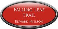 Framed Name Tag: Silver Plastic (Oval) - Crimson and White Plastic Insert with Epoxy