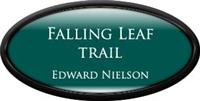 Framed Name Tag: Black Plastic (Oval) - Evergreen and White Plastic Insert with Epoxy