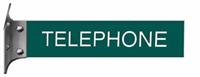 Evergreen Plastic Plate with White Text, Silver Wall Bracket