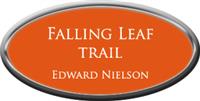Framed Name Tag: Silver Plastic (oval) - Tangerine and White Plastic Insert