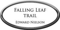 Framed Name Tag: Silver Plastic (Oval) - White and Black Plastic Insert with Epoxy