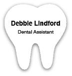 Smooth Plastic Tooth-Design2 Shape Name Tag - 1.85 x 1.73 inches