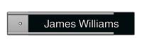 Black Plastic Plate with Silver on Silver Wall Plate Holder