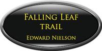 Framed Name Tag: Silver Plastic (Oval) - Black and Yellow Plastic Insert with Epoxy