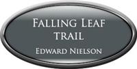 Framed Name Tag: Silver Plastic (Oval) - Smoke Grey and White Plastic Insert with Epoxy