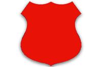 Smooth Plastic Badge-Design1 Shape Name Tag - 1.87 x 1.74 inches