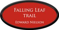 Framed Name Tag: Black Plastic (oval) - Crimson and White Plastic Insert