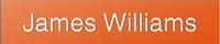 Tangerine Plastic Plate with White Text
