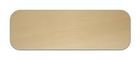Blank Bright Gold Brass Plate